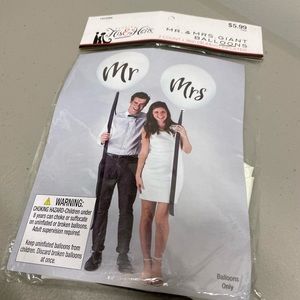 New Mr & Mrs Wedding Engagement Balloons